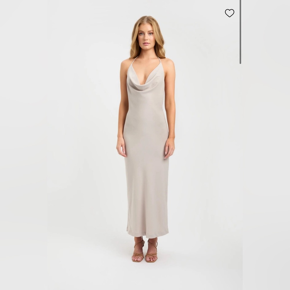 KOOKAI Koko Halter Dress in Oat